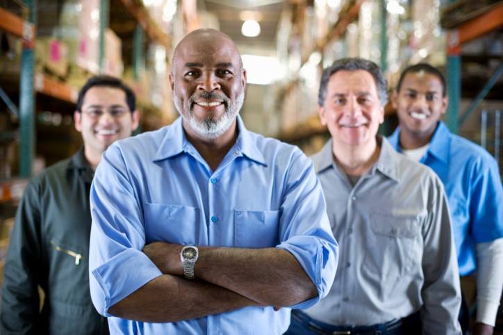 Employees in Warehouse