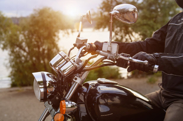 Biking on the open road